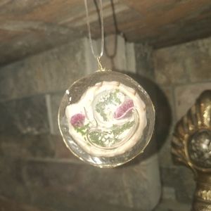 Seashell resin pendant